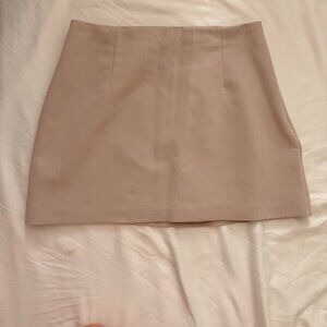 Abercrombie Tan Linen Skirt
